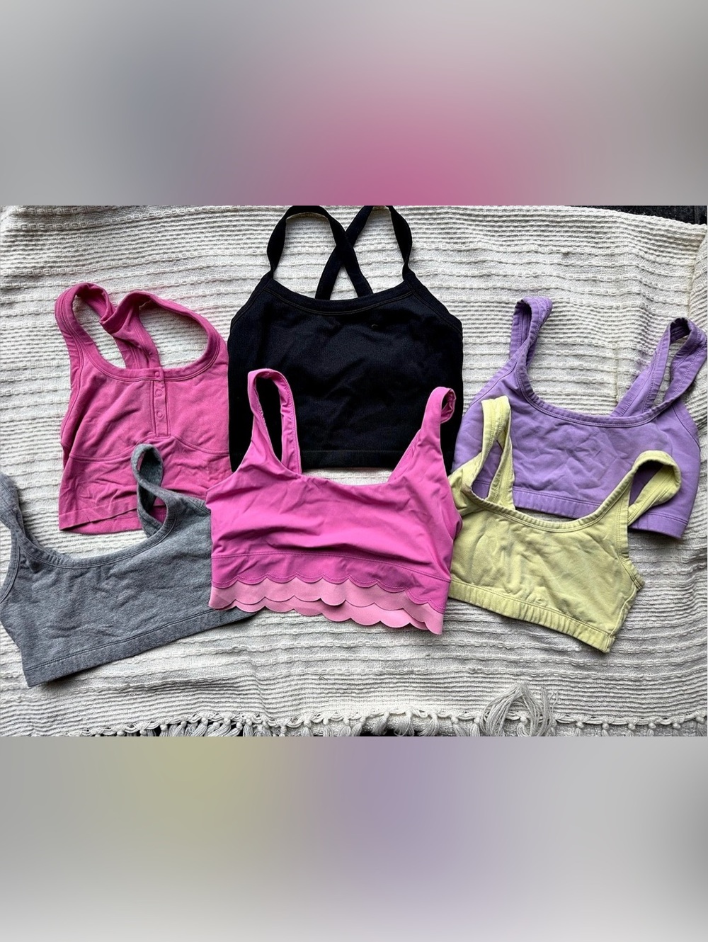 Joylab bundle Lot of 6 - Crop Tank Sports Bras